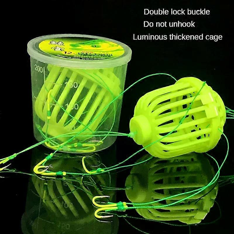 Nesting Device Luminous Flap Hook Bomb Hook Luminous Fishing Hooks Explosion Fishing Hook Fluorescent Explosive Hook