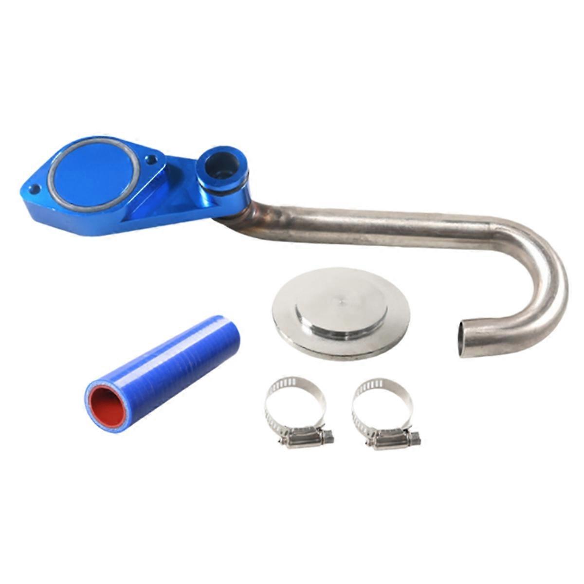 Car EGR Delete Kit for 6.0L 2003 - 2007 Car Modification Parts Cut-Off Kit Silver&Blue