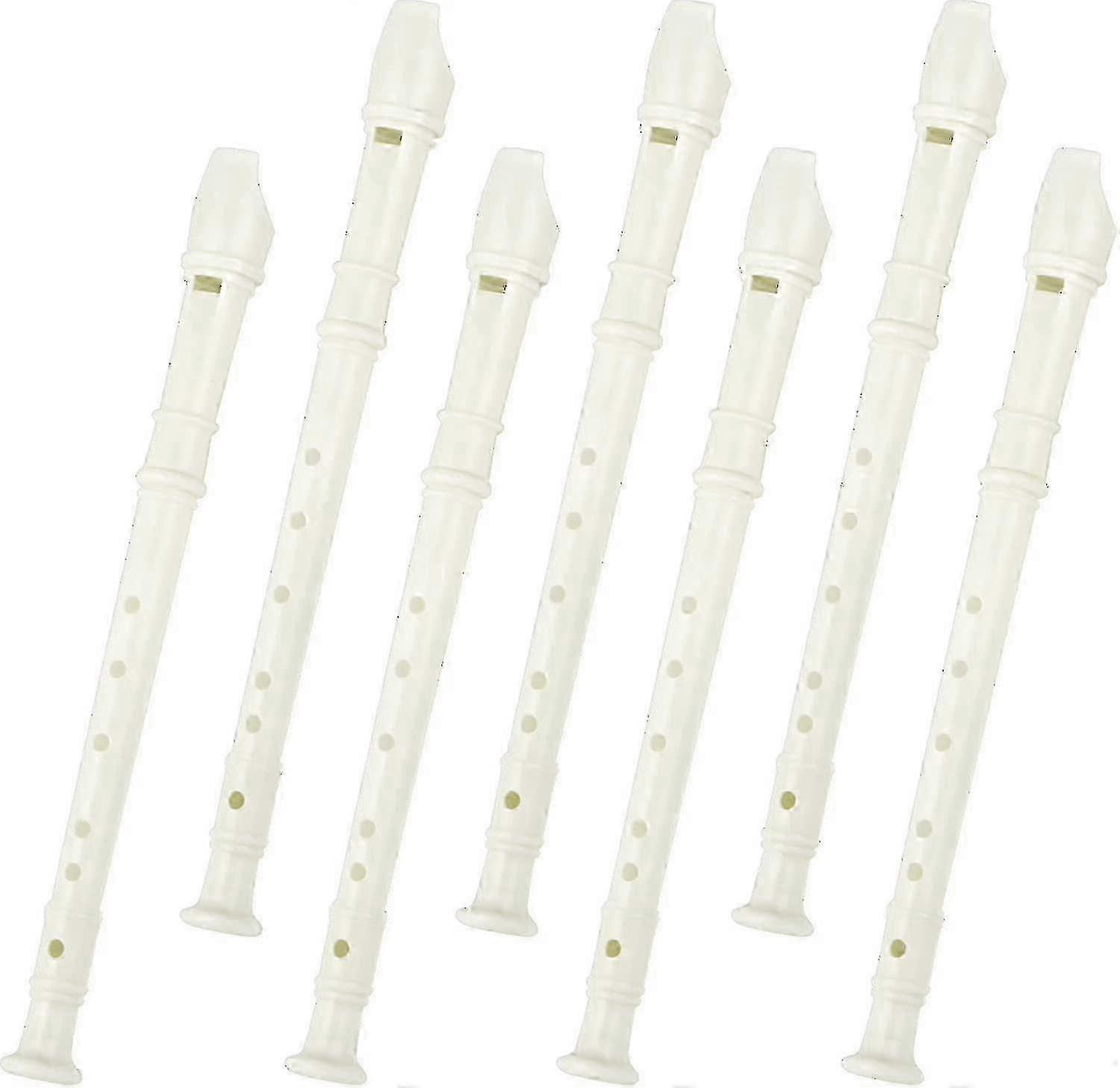 12 Pack Soprano Descant Recorder for Kids, 6 Hole ABS German Style Flauta Musical Instruments with Cleaning Rods for Beginners Music Teaching