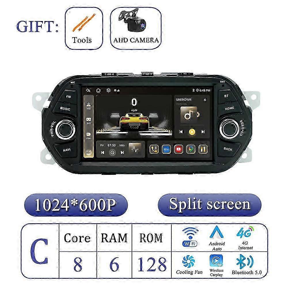 for FIAT TIPO EGEA 2015 2016 2017 Android 13 Car Intelligent System Radio Multimedia Player Navigation GPS 4G WIFI 7inch Screen