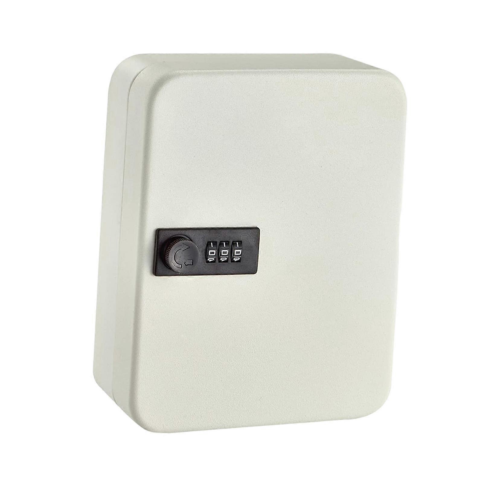 Key Lock Box Combination Lock Keys Cabinet with Code Security Key Box Metal Key