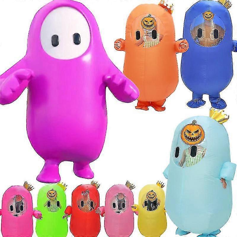 نفخ زي فتاة النساء الرجال طفل الكبار سقوط jellybean لعبة غي أنيمي عيد ميلاد هالوين حزب Disfraz Inflable دعوى عالية الجودة