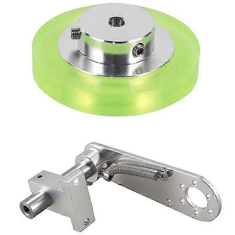 Ruota di misurazione dell'encoder industriale in poliuretano e alluminio da 200 mm con codifica in alluminio di tipo 20 mm