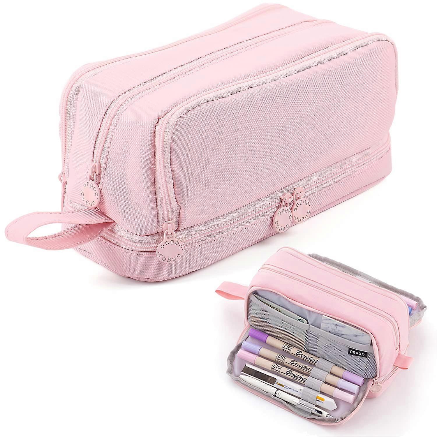 Aesthetic Pencil Case for Office, College, and School Use - Durable Multi-Purpose Organizer in Stylish Colors