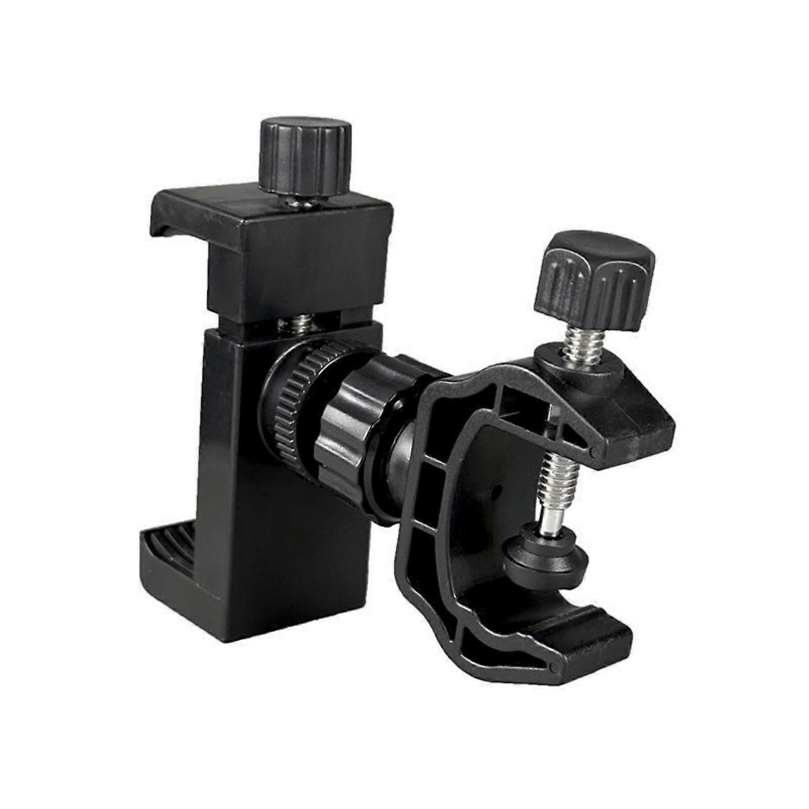 Supporto portatile con rotazione a 45 ° Supporto per telefono e microfono compatibile con action cam, smartphone DSLR Installazione rapida