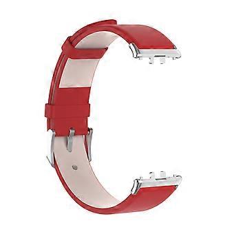 Bracelet de montre pratique, bracelet de rechange pratique, bracelet en cuir fonctionnel, souple et facile à entretenir, compatible avec Fit 3, blanc
