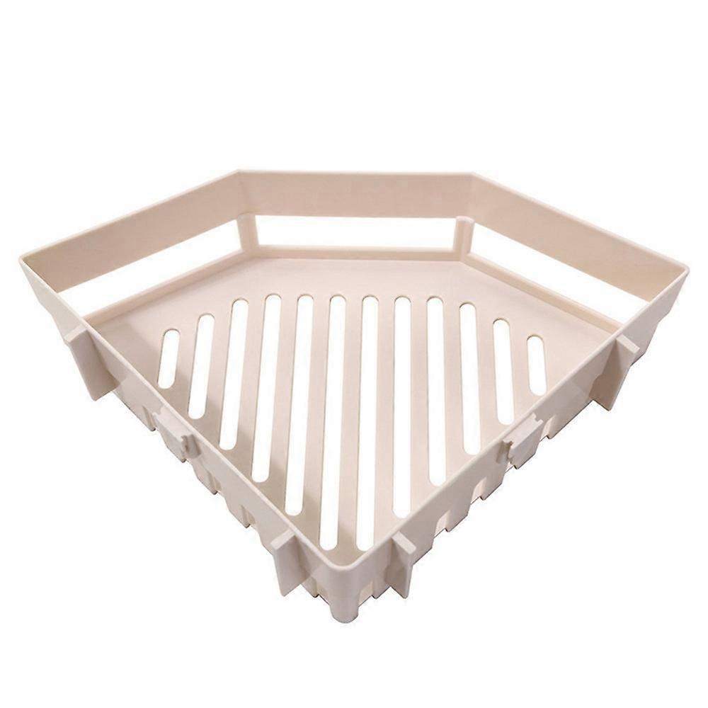 Traceless Plastic Bathroom Kitchen Storage Rack Organizer Shower Shelf Adjustable