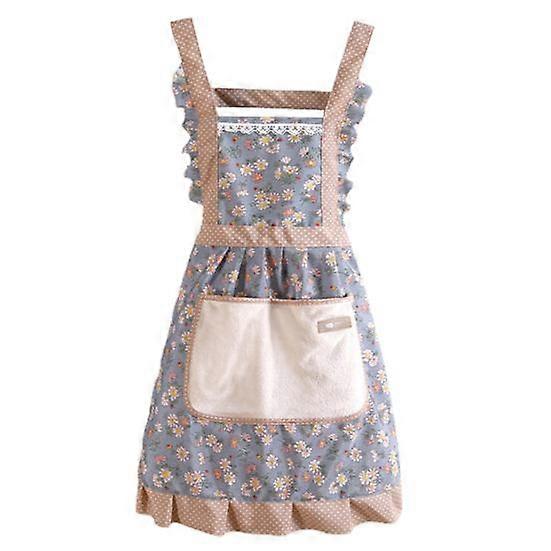 Practical with Pocket Oil-proof Reusable Gardening Chef Cooking Apron for Kitchen Apron