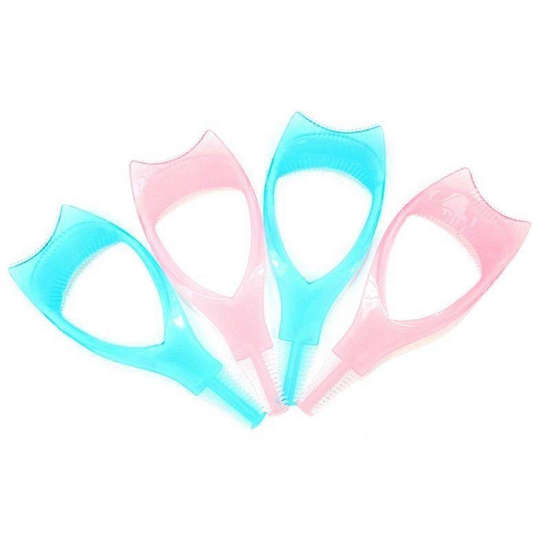 3 In 1 Mascara Shield Guard Foldable Eyelash Curler Comb Lashes Cosmetics Eyeliner Assistant