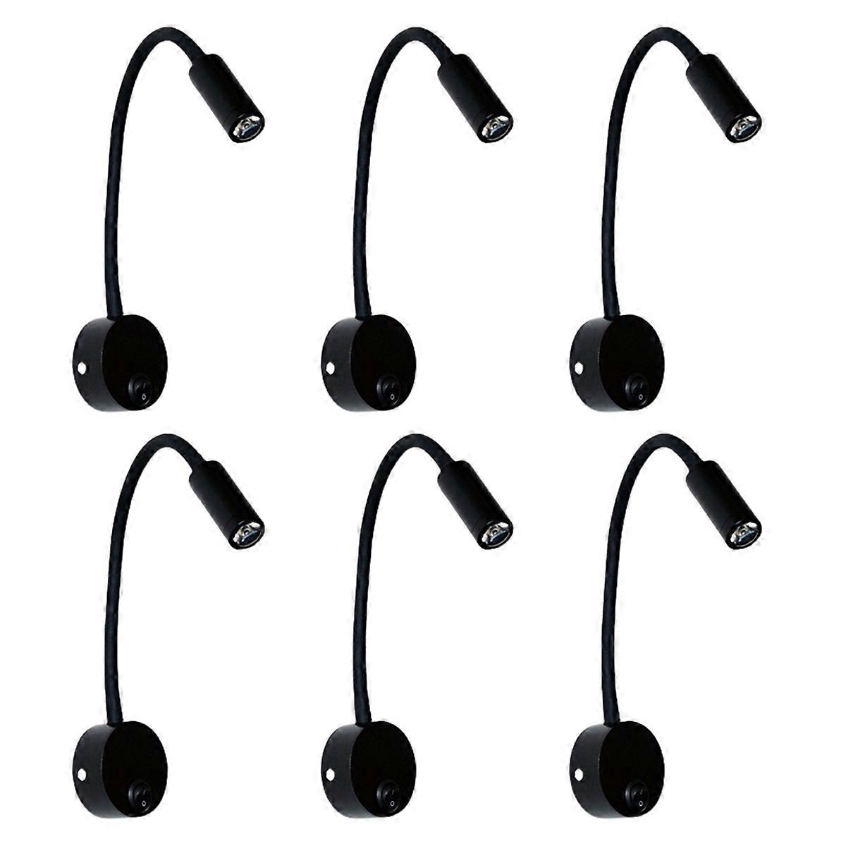6PCS Bedside Working Study Reading Lamp Wall Lamp Sconces 3W