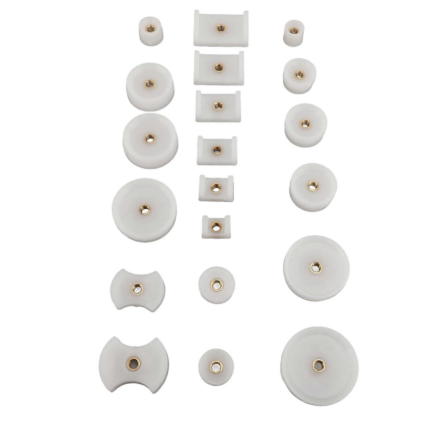 20pcs Watch Case Press Die Kit Watch Case Back Nylon Fitting Dies Set Professional Watch Repair Tool