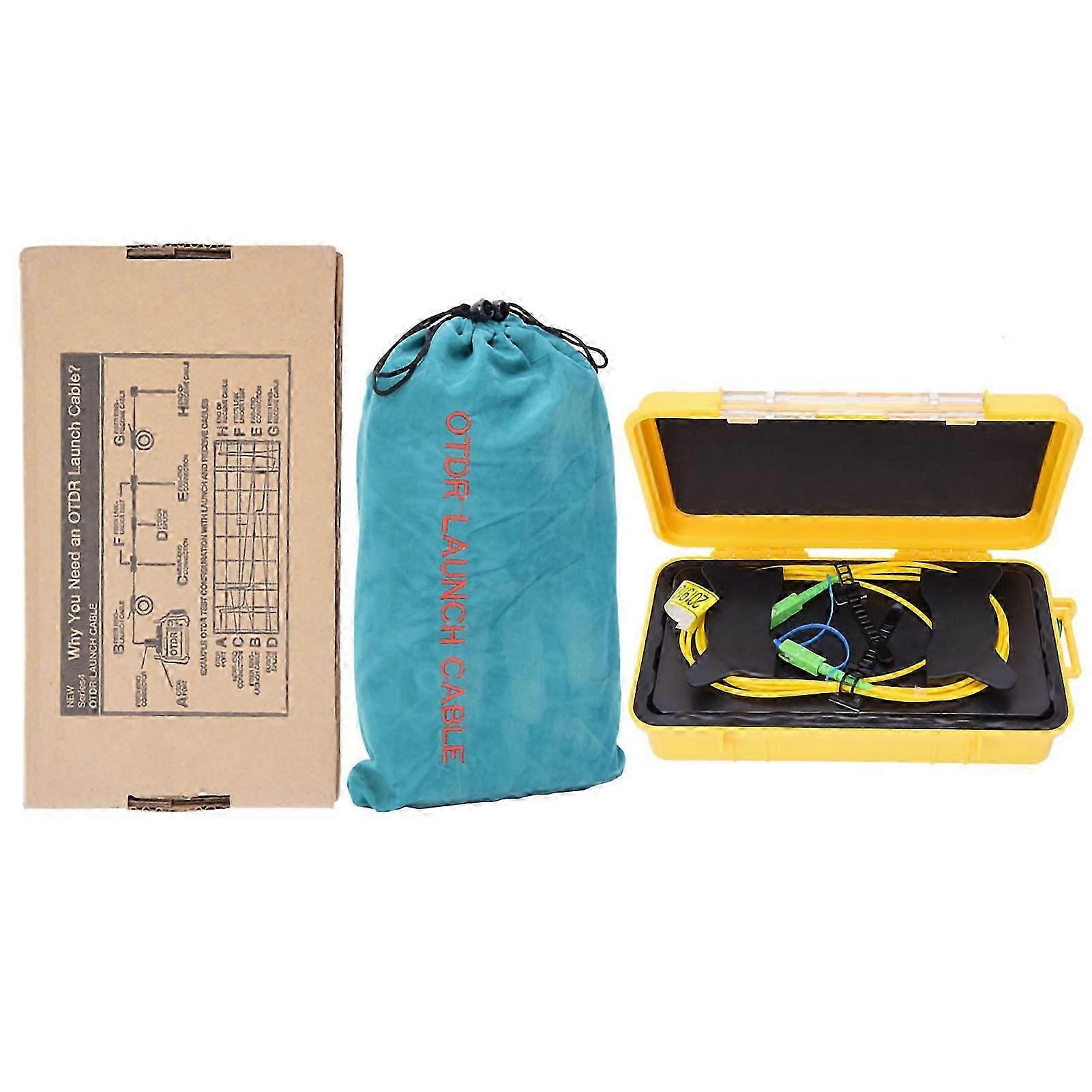 Fiber Optic OTDR Launch Cable Box Sc APC-Sc APC OTDR Fiber Ring Single Mode 500M