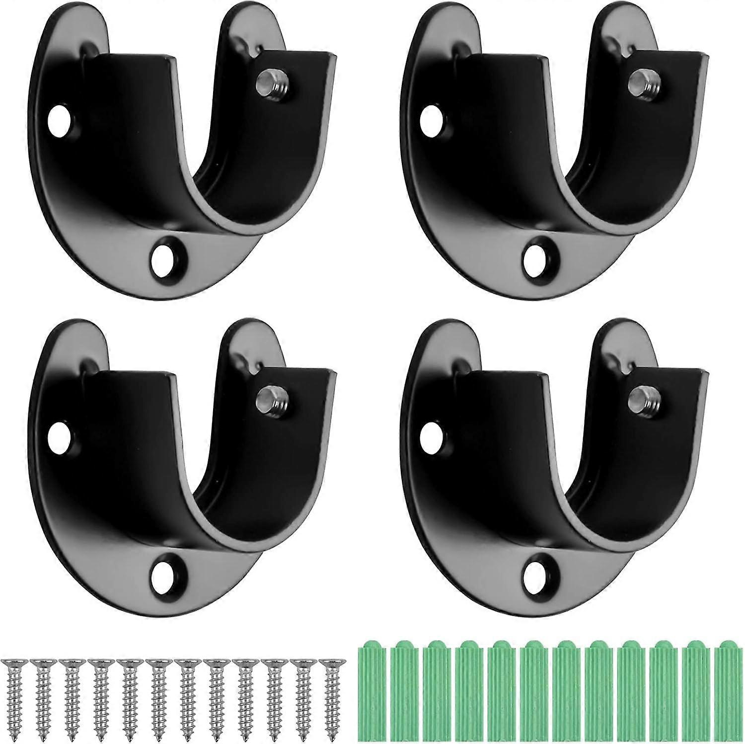 Closet Rod Bracket, Chrome Plating, Stainless Steel