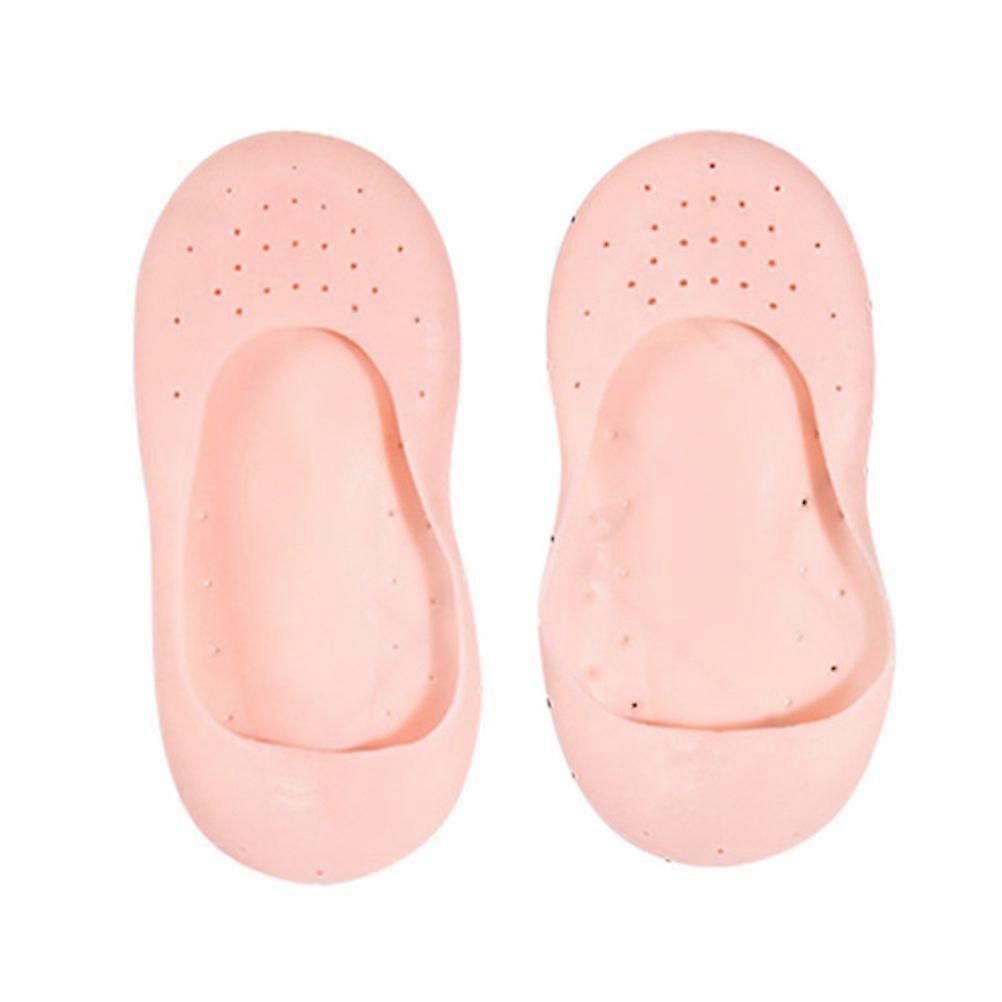 Silicone Moisturizing Socks Reusable Soft Silicone Heel Pad Protective Socks