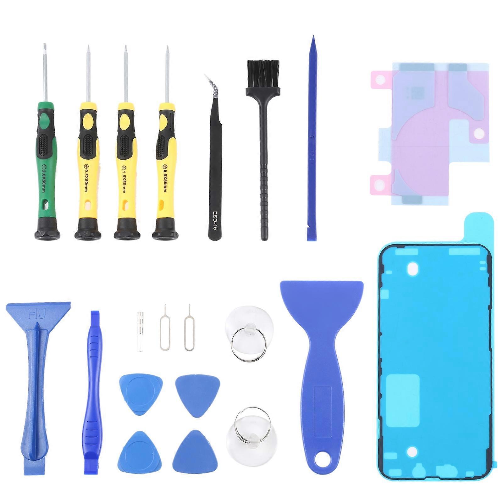 JIAFA JF-8182 21 in 1 Battery Adhesive + LCD Frame Waterproof Adhesive + Repair Tool Set For iPhone 13 Pro