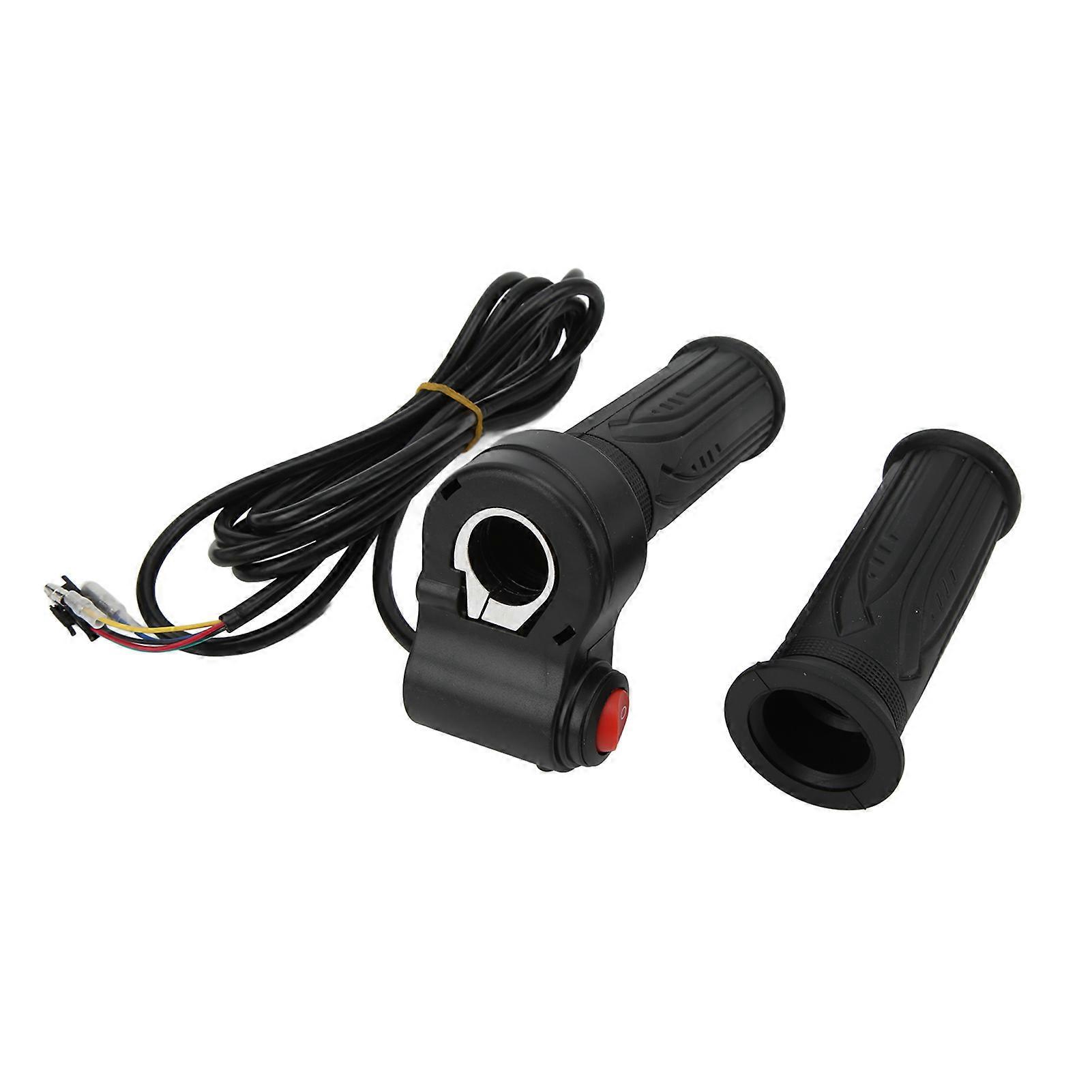 1 Pair/set 12/24/36/48V Electric Bicycle Throttle Control Handlebar Grip with Knife Type Switch