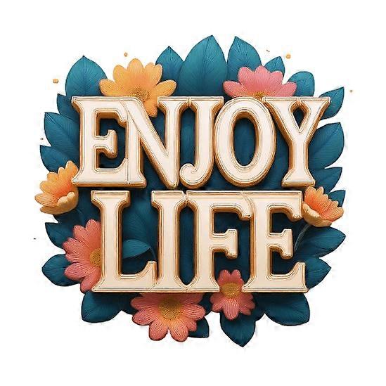 Iron-on patch Enjoy life