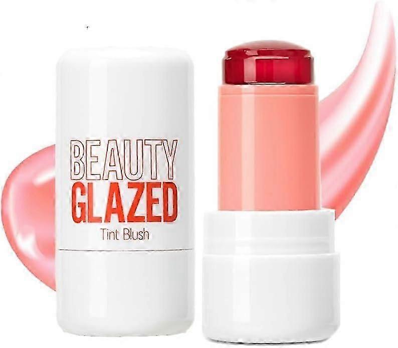 Jelly Lip Tint, Lip Stain Long Lasting, Vegan and Cruelty Free Sheer Lip & Cheek Stain Waterproof, Non-sticky, Moisturizing Lip Makeup