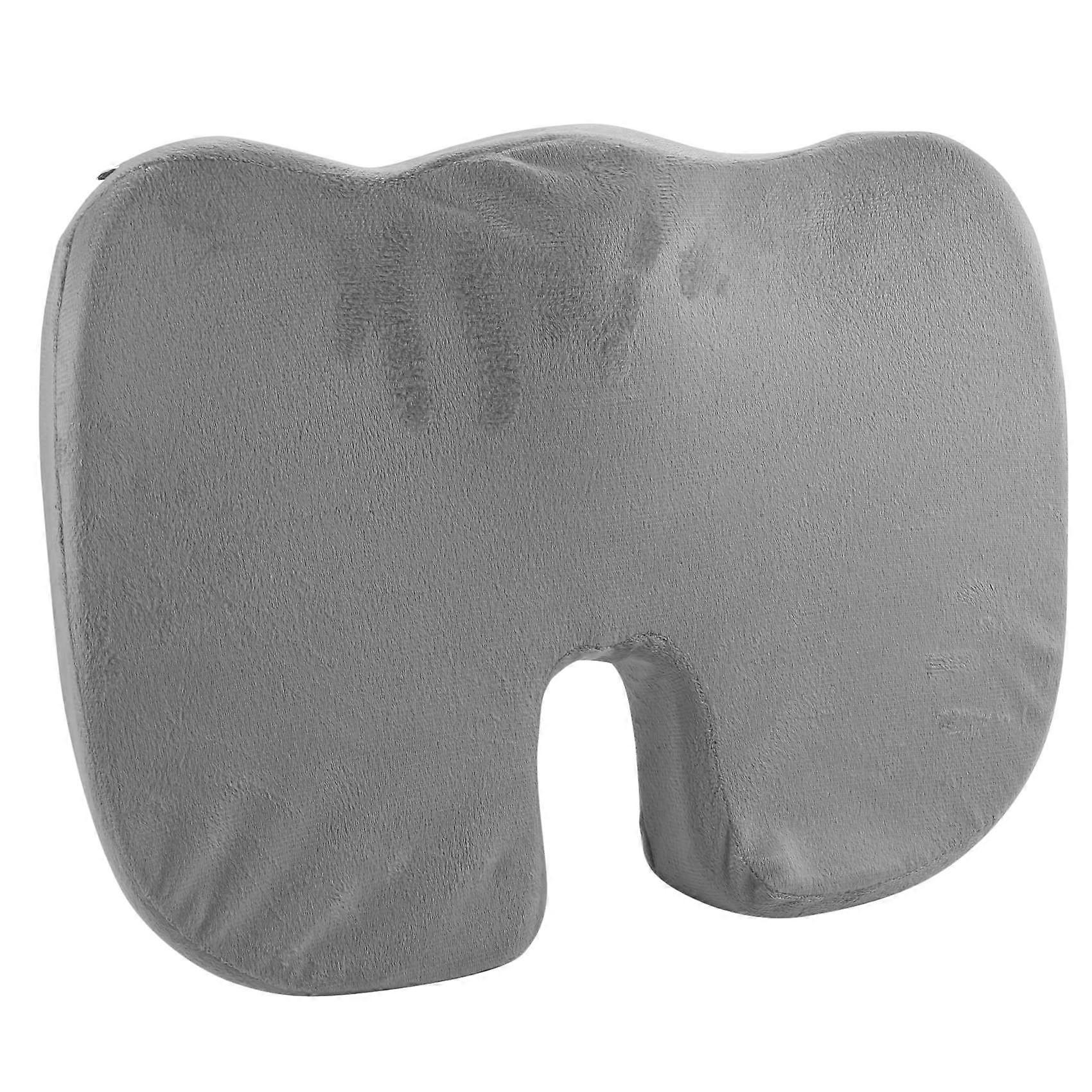 Memory Foam Cushion Chair Relief Office Seat U Pillow Gray