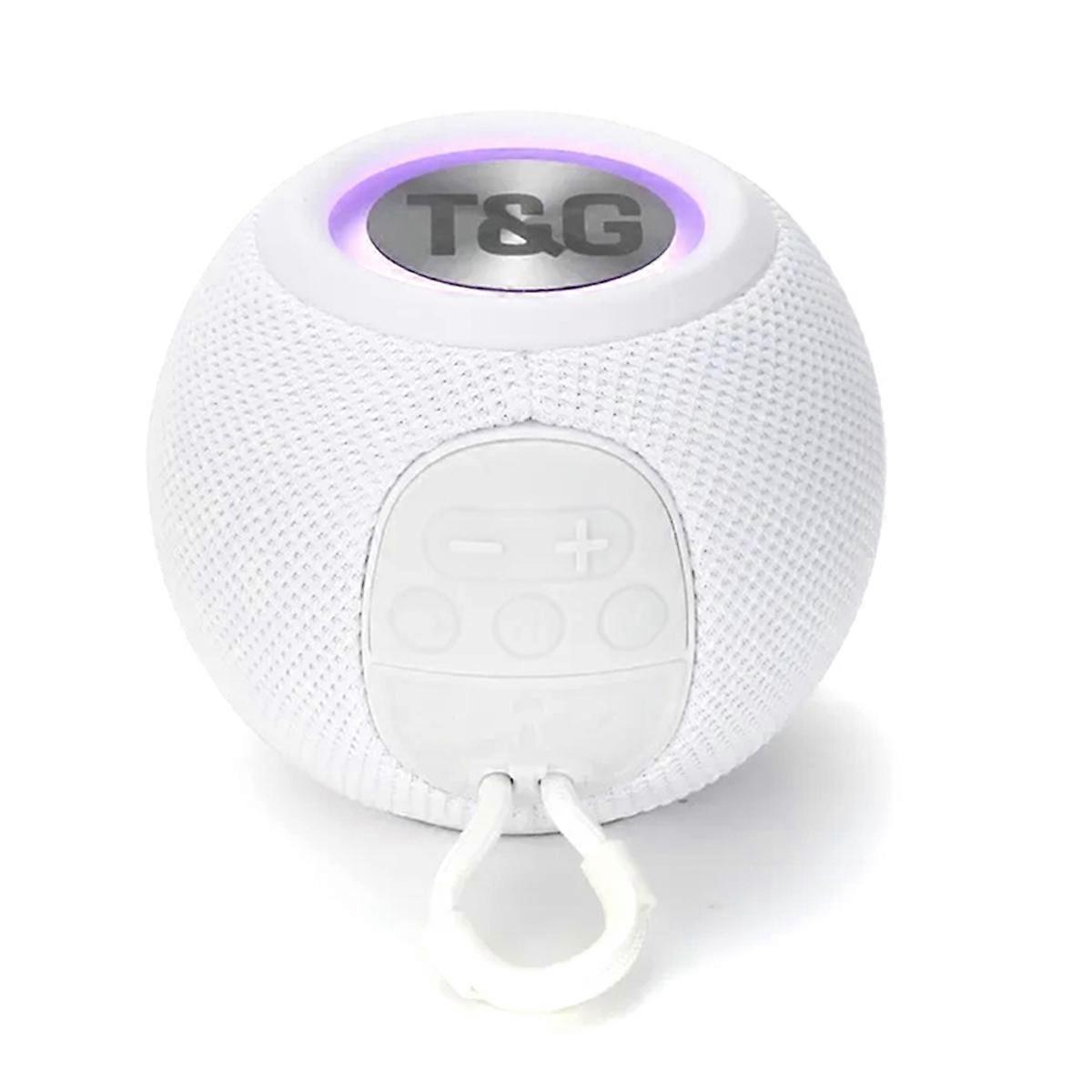 TG337 Bluetooth Speaker TWS Wireless Mini Bass Loudspeaker white