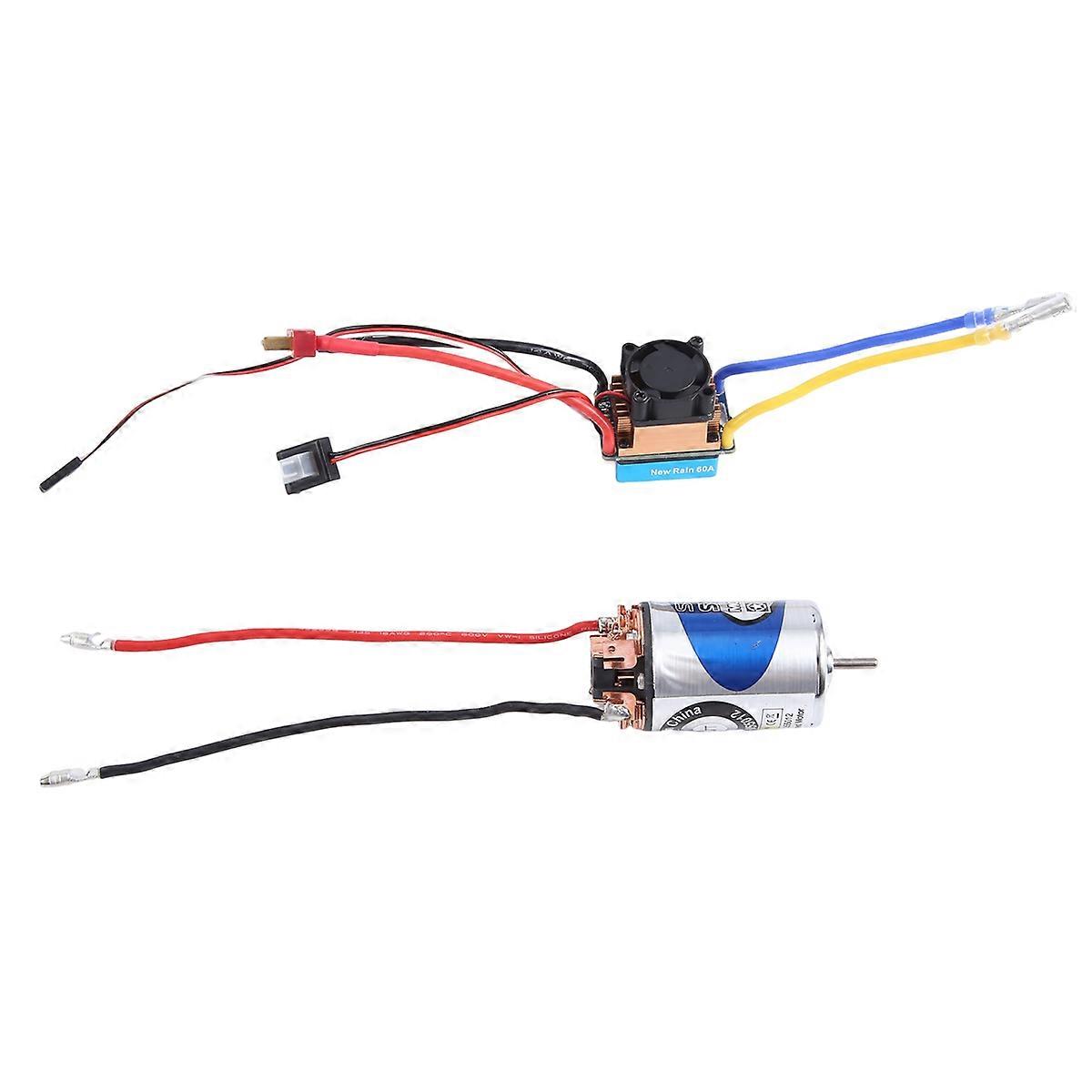550 Brushed Motor 37T & 480A Waterproof Brushed ESC Speed Controller