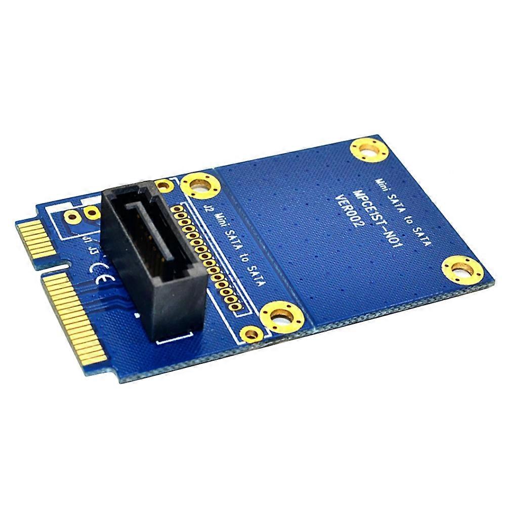 MSATA to SATA Adapter Card Mini SATA to 7Pin SATA Mini PCIe Card