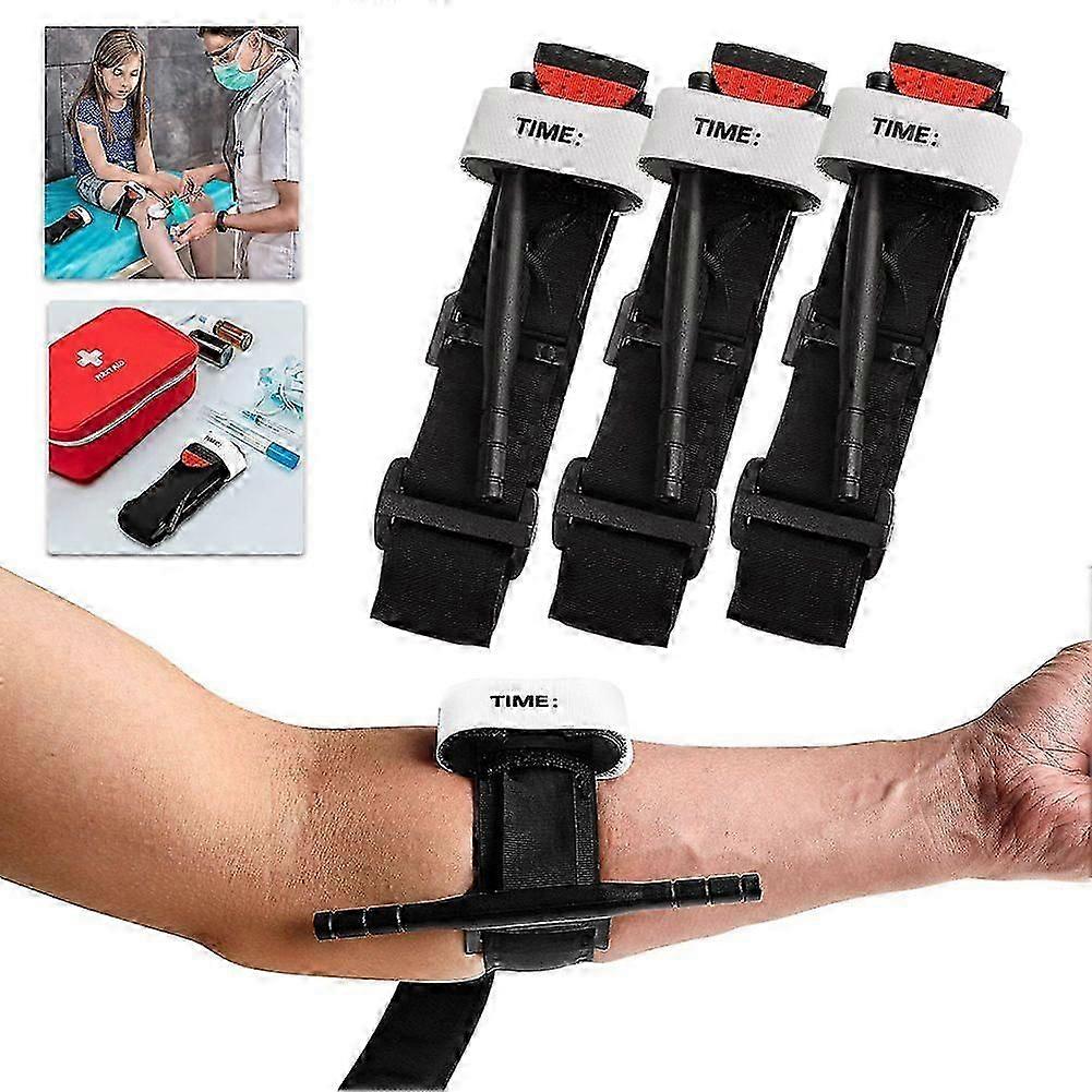 屋外の緊急事態のための軍用グレードの強化止血帯、迅速な血流制御のための片手用止血帯ストラップ