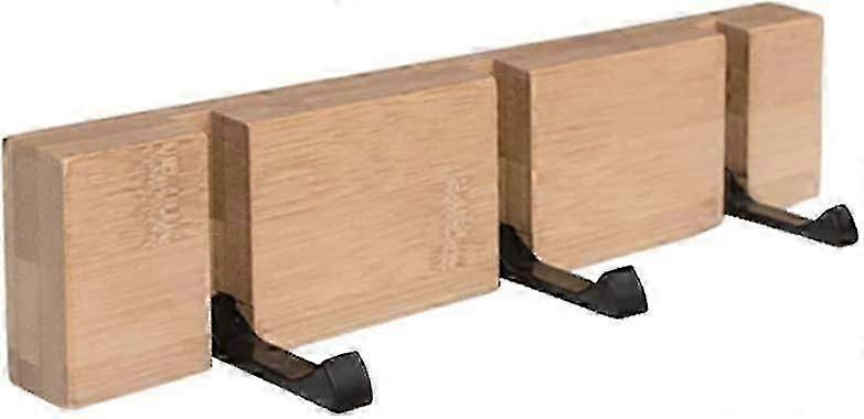 For Wall Hook with 3 Retractable Hooks - Wall Coat Rack for Hanging Coats, Scarves, Handbags, and Other Items for Space-Saving Solutions