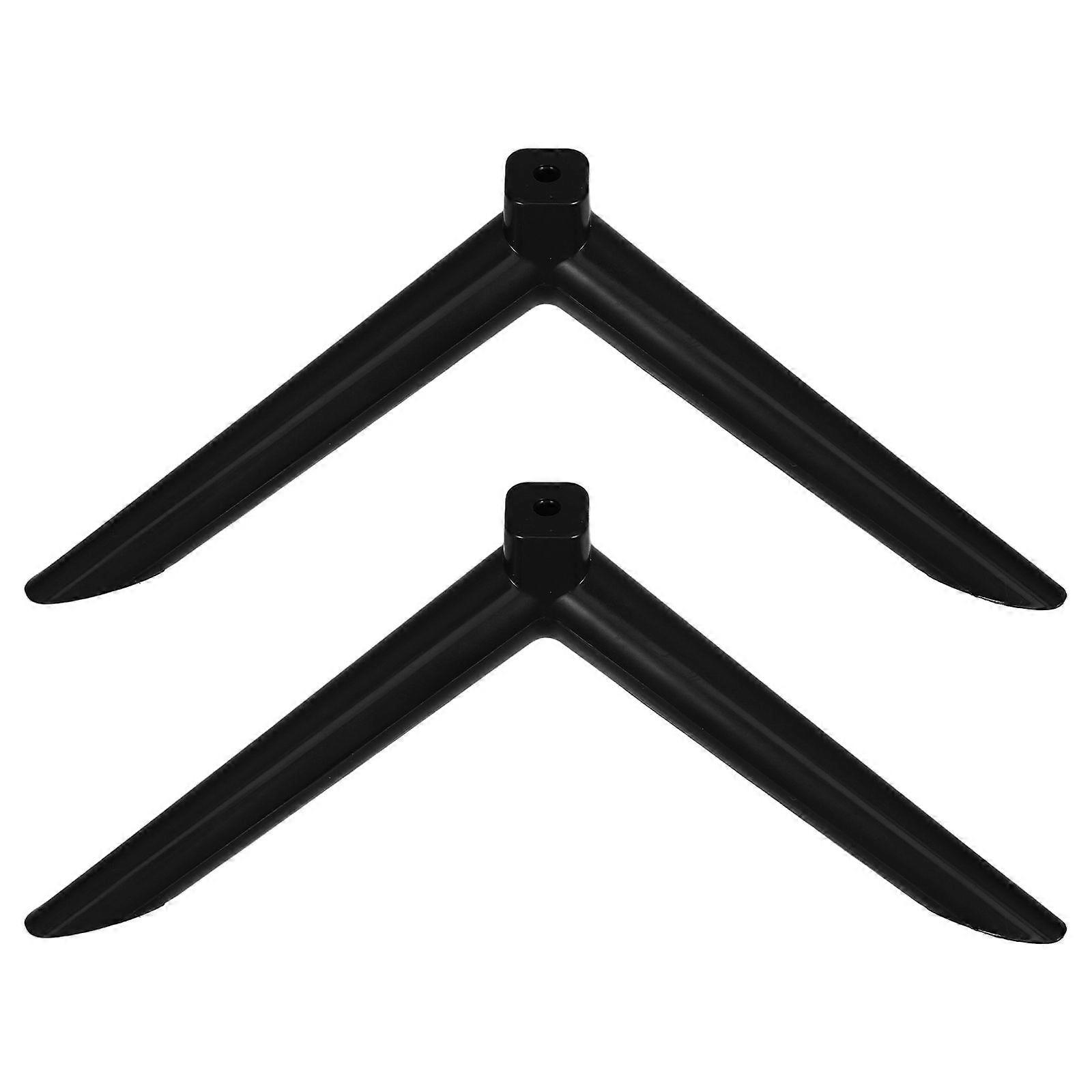 1ペアテレビ供給テレビベーステレビ台座テレビスタンド交換ベースホームテレビスタンドテレビ台座ホルダーテレビラック台座テレビ台座ベーステレビスタンド脚