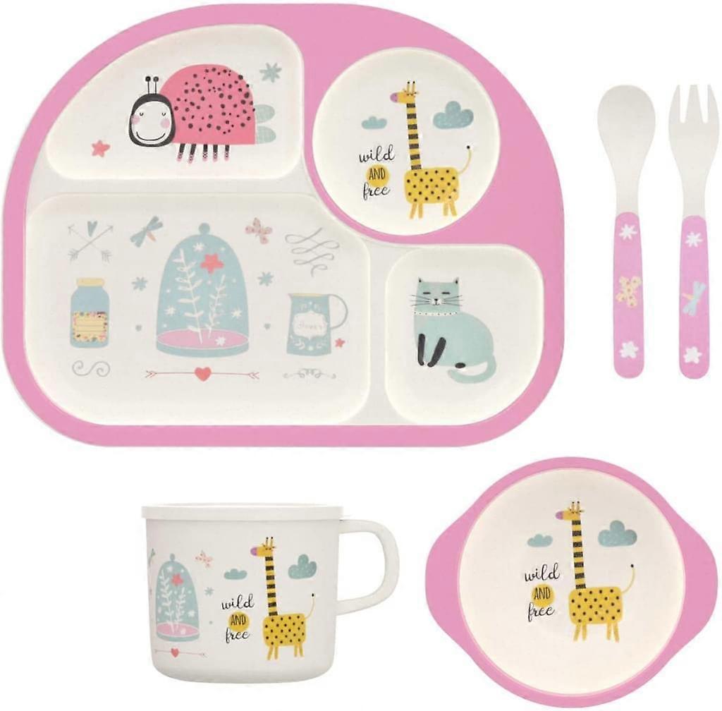 Childs' Dinnerware Set, Bamboo Fibres, Iconic Design