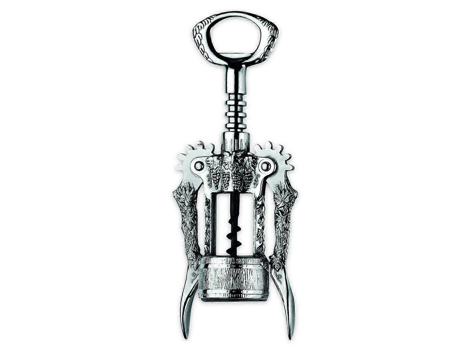 Corkscrew Bottle Opener with Ergonomic Design, Stainless Steel, Suitable for Wine and Champagne Bottles