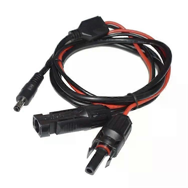 MC4 to DC 5.5mm Solar Power Extension Cable-Durable,Weather-Resistant