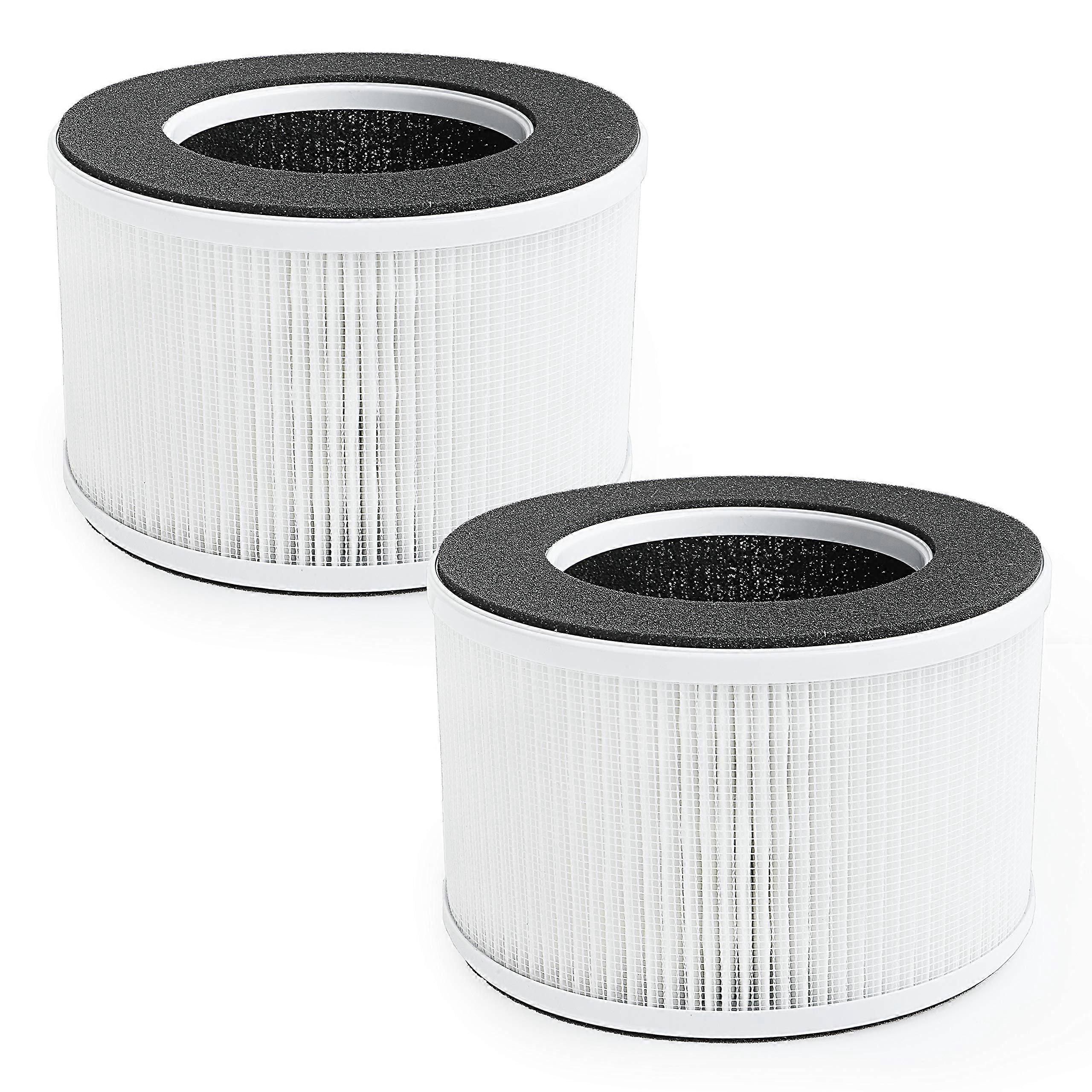 True HEPA Replacement Filter 2-Pack for hOmeLabs Home 4-in-1 Compact Air Purifier Model HME020020N AKJ050GE