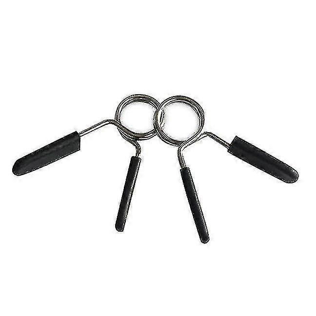 2pcs 25mm Barbell Gym Weight Bar Dumbbell Lock Clamp Spring Collar Clips