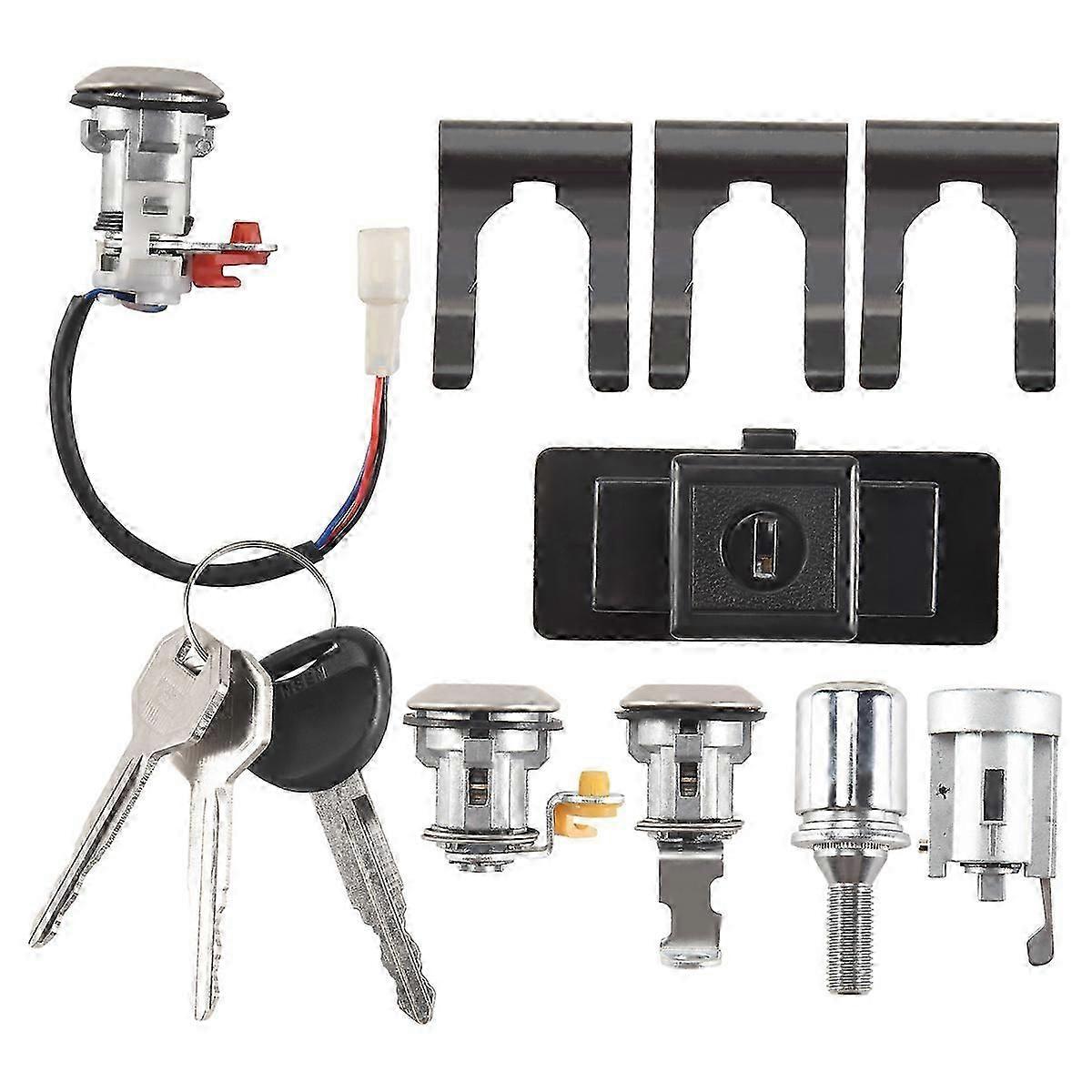 Auton lukkosylinteri ja avain Mitsubishi Pajero Shogun Montero MK2 V31:lle