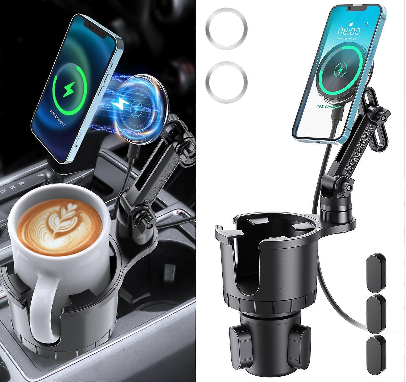 Magnetic Wireless Car Charger 15W Fast Charging In-Vehicle Phone Holder For iPhone 12-16 Series