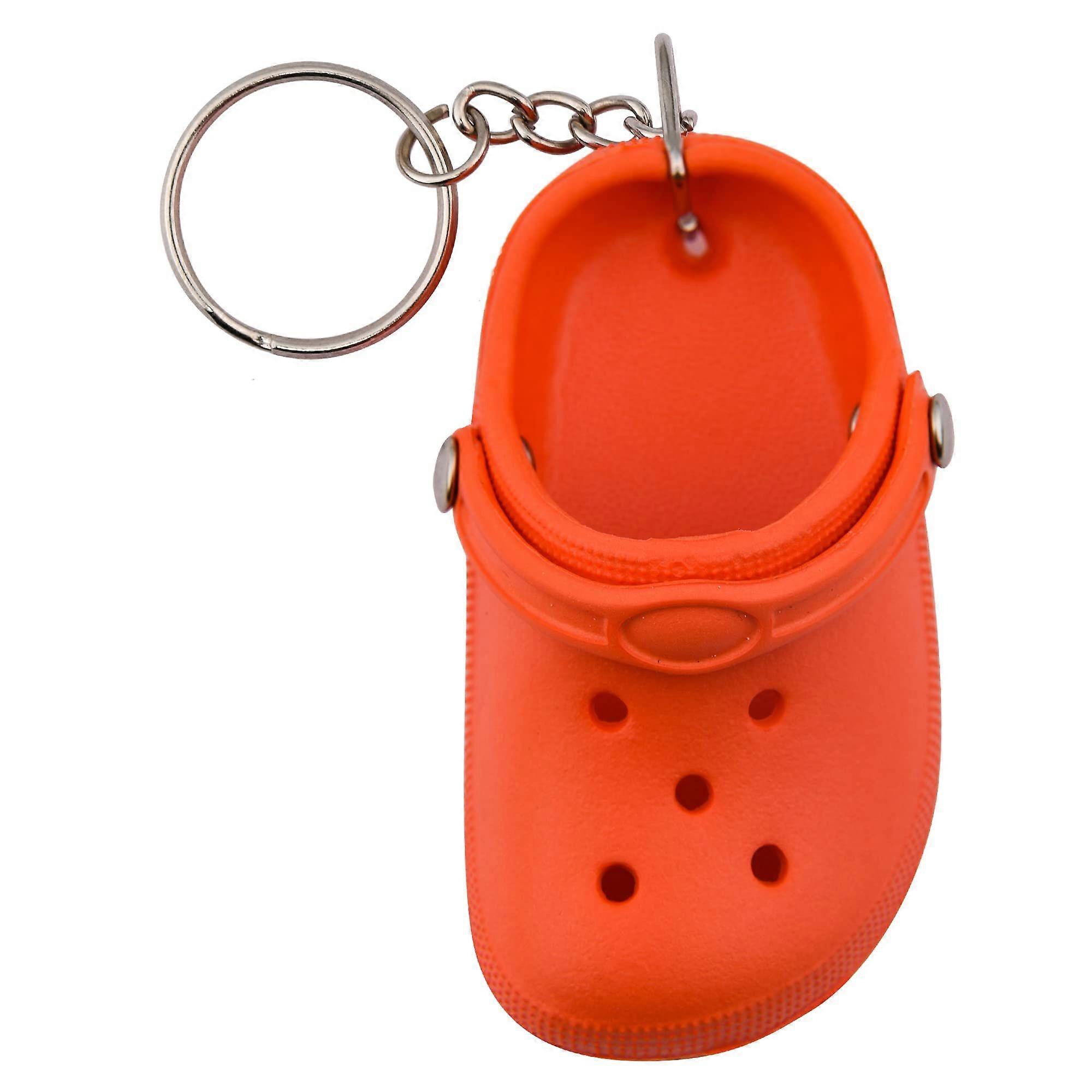 Cute Shoe Keychain for Women - Cute Keychain Birthday Gift for Kids Girls Boys (Orange)