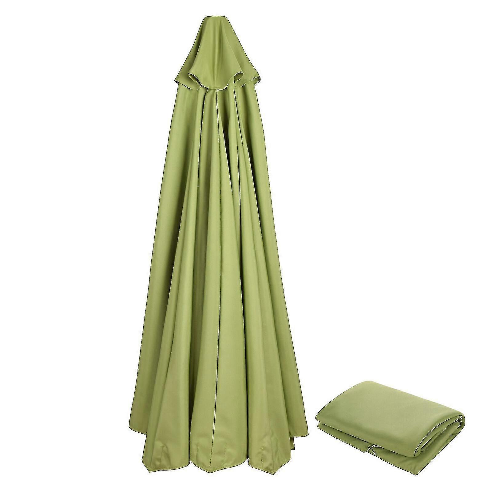 Replacement Fabric Garden Parasol Canopy Cover For 3m 6/8 Arm Patio Sun Umbrella