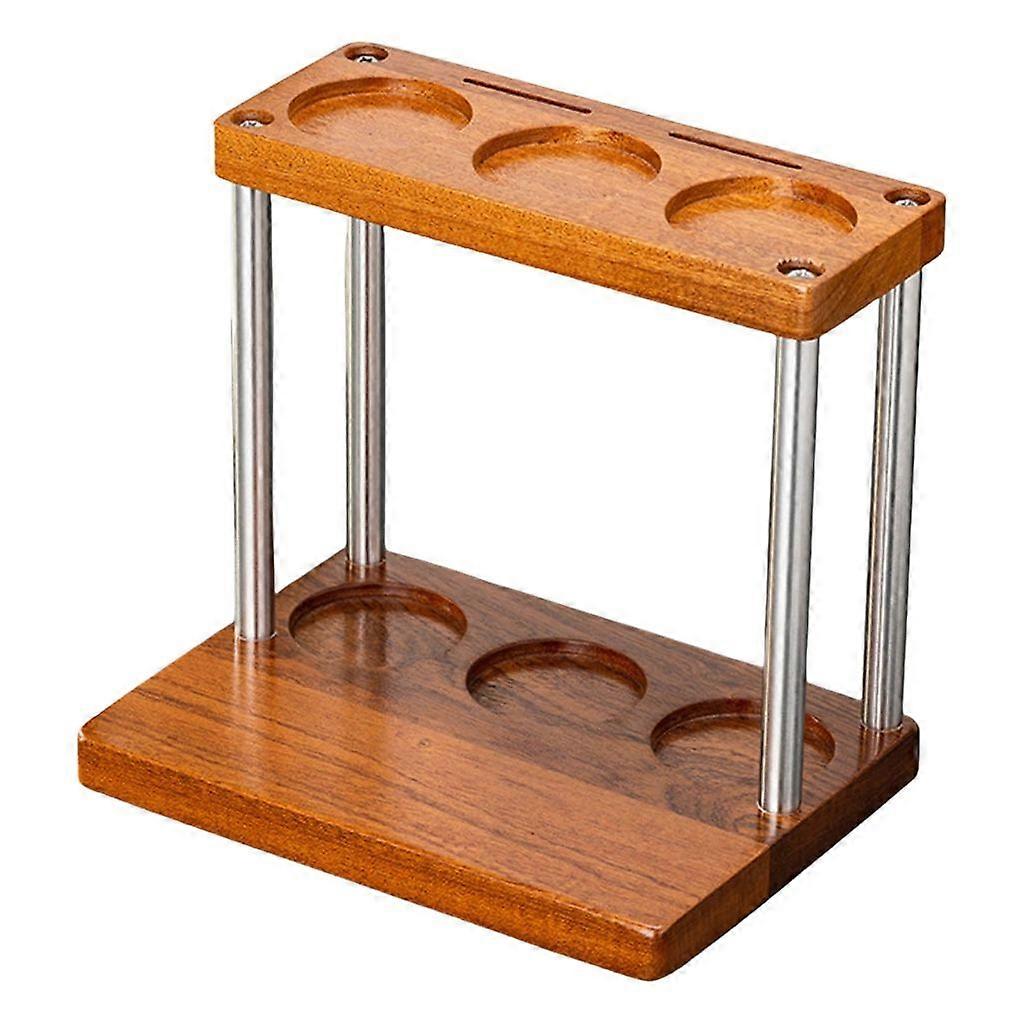 Stable Coffee Gear Organizers Solid Wood Coffee Machine Stand Rack for Kitchens