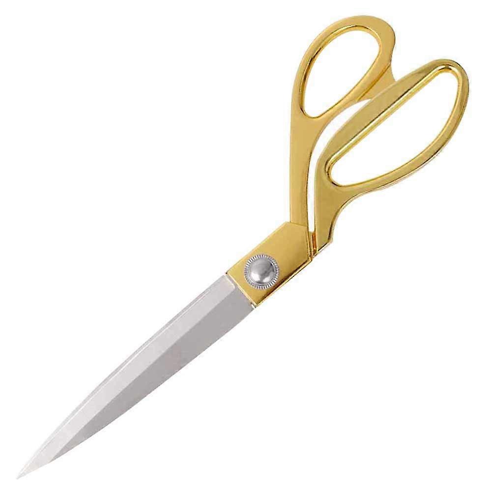 Professional Stainless Steel Tailor Scissors 11 Inch Gold Ergonomic Handle Extra Sharp Blades For Tailoring and Sewing