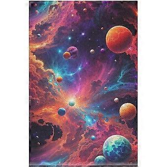 Céu estrelado quebra-cabeça Jigsaw adultos e adolescentes 1000 peças de madeira Jigsaw Educational Game Toy Family Decoration estilo 4010