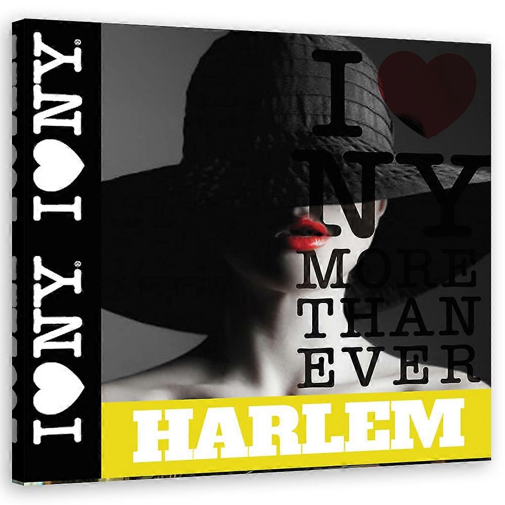 Leinwandbild, Menschen - farbig - 40x40