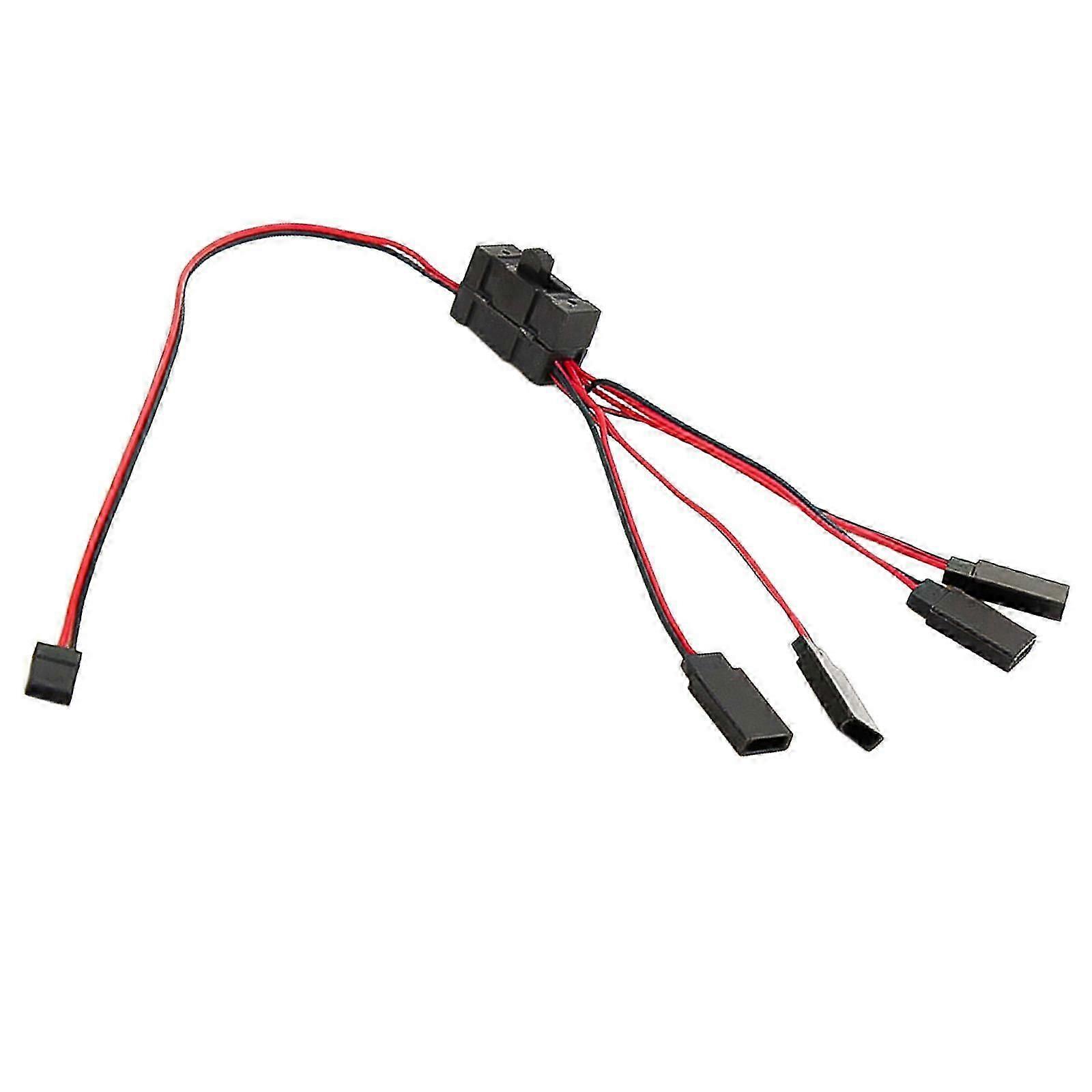 Light On/off Switch Wire Accessories for 1/10 -4 SCX10 RC Rock Crawler