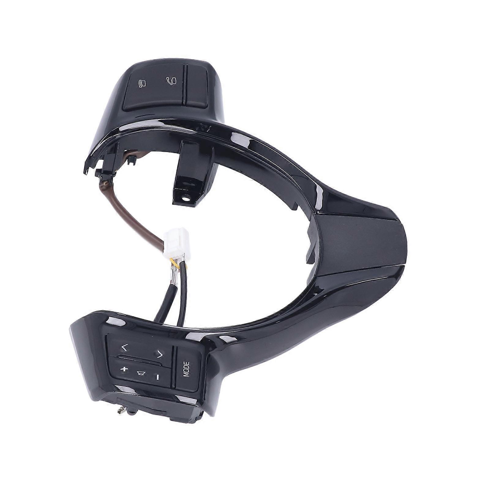 Black Steering Wheel Switch Multifunction Control Button Car Adaptations Replacement for YARiS 2012?2017