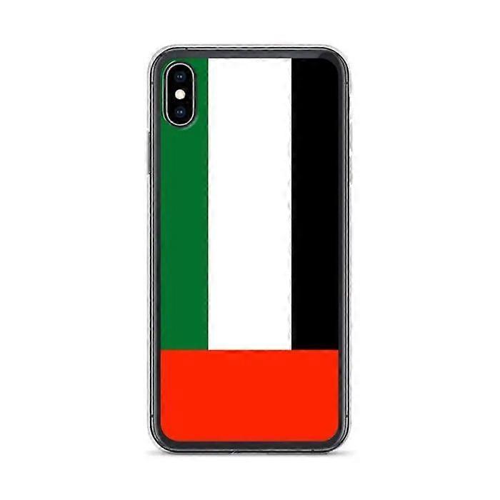 iPhone Case - Multicolored - United Arab Emirates Flag - Soft - TPU - Compatible with iPhone XS Max