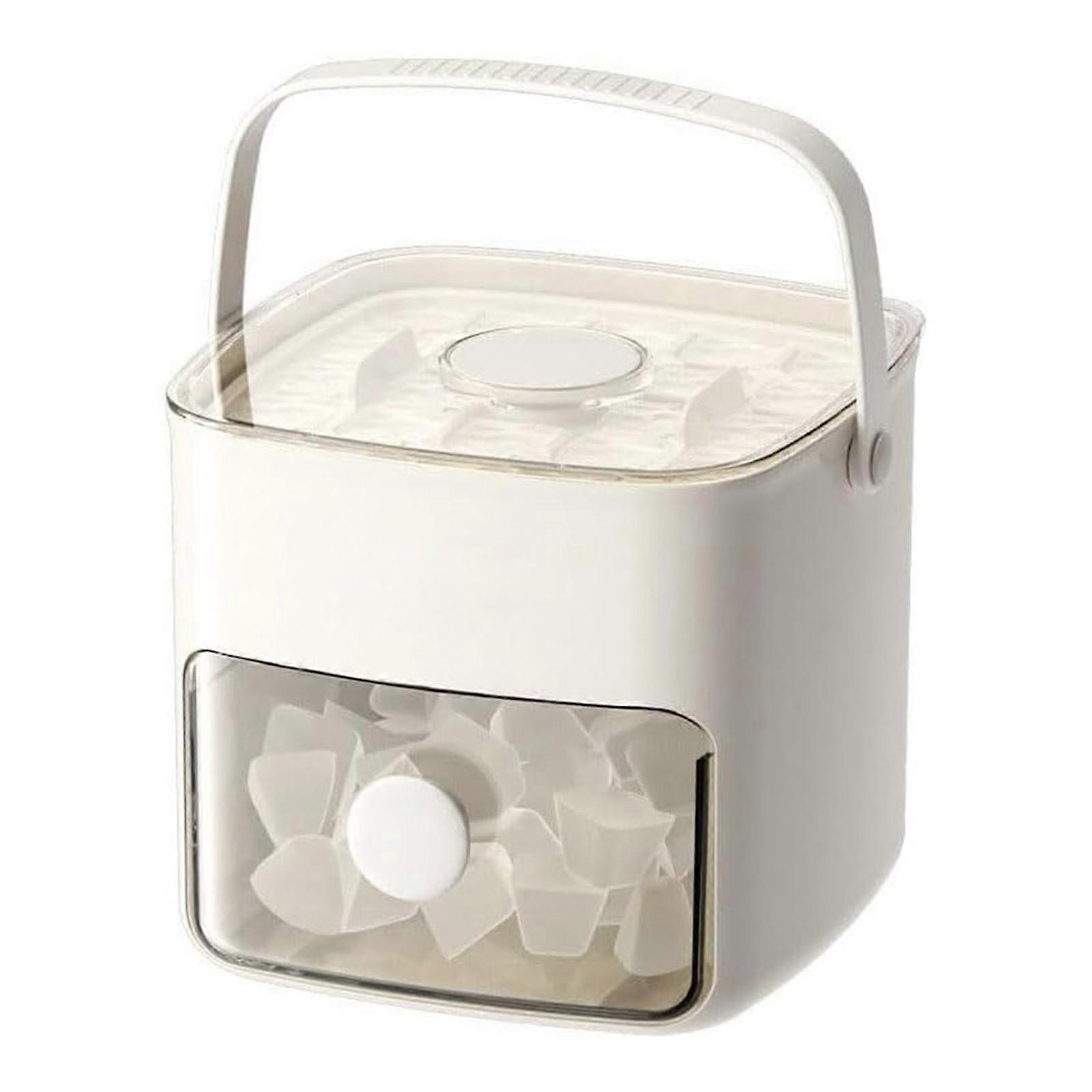 Ice Cubes Tray Ice Cubes Molds Ice Maker Ice Cubes Tray Ice Molds Ice Cubes Storage Bin Suitable for Beverages Juices