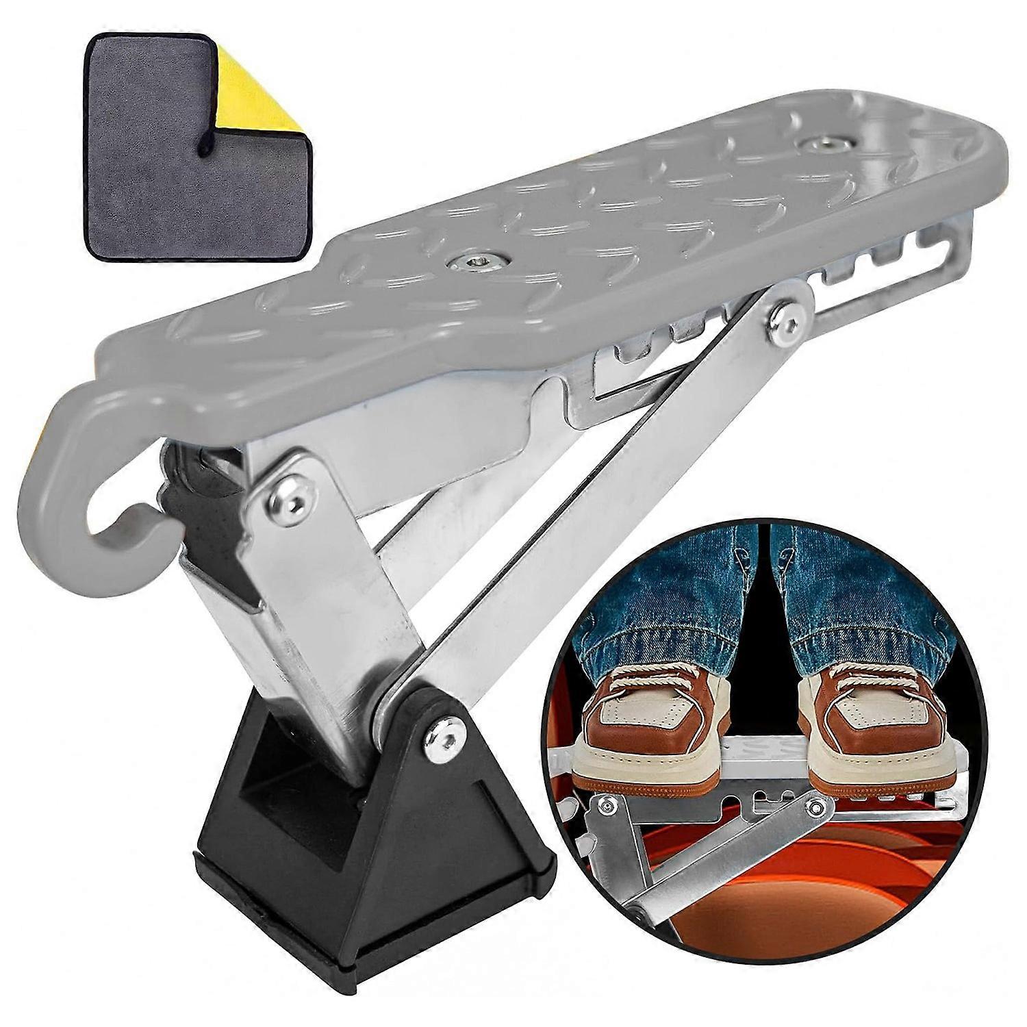 Universal Car Door Step SUV Truck Foldable Door Latch Step with Adjustable Angle for Car Roof Access
