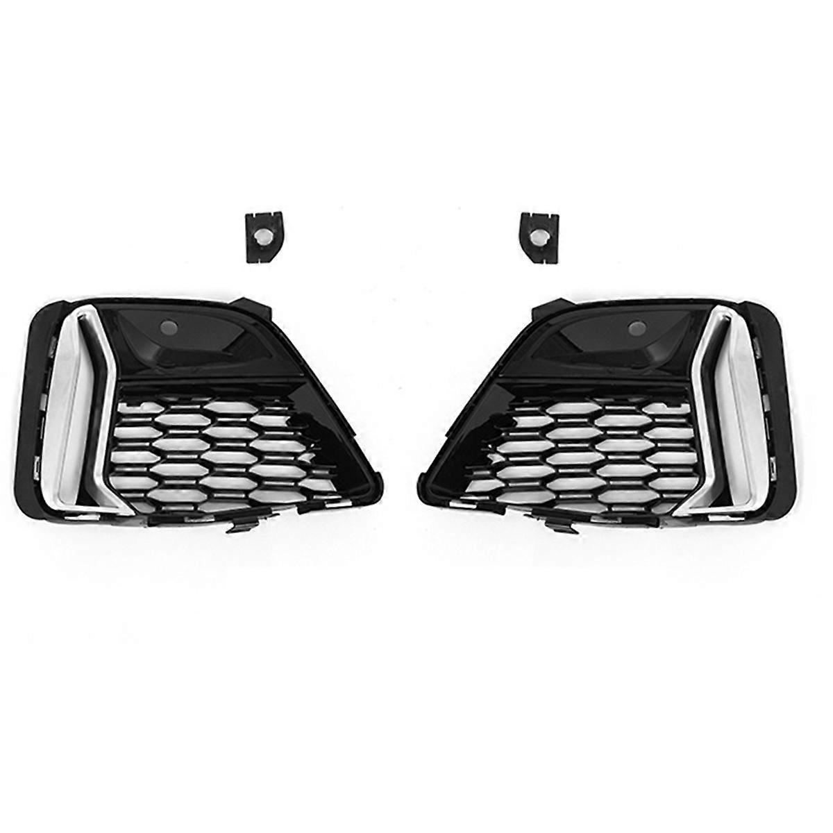Front Fog Lamp Grille for - 3 Series G20 2019-2022(Chrome+Black)
