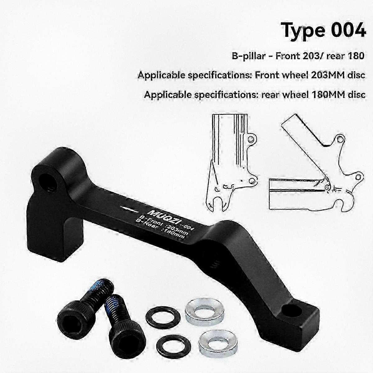Mountain Bike Disc Brake Adapter for Front Fork Frame A/B Column to Convert to 160/140mm Style 1 Suitable for Various Brands