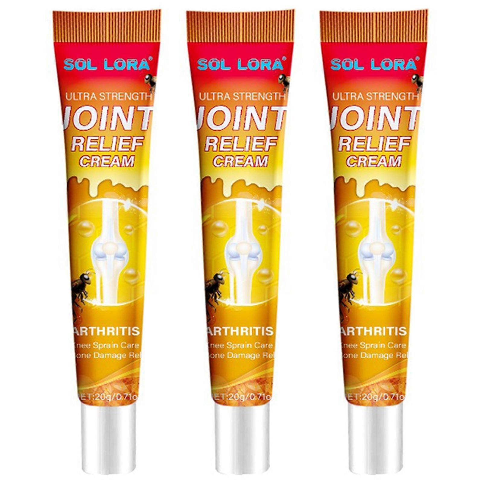 Bee-Venom Joint Pain Relief Cream Mild Ingredients Pain Relieve Massage Cream for Hands Feet Muscles